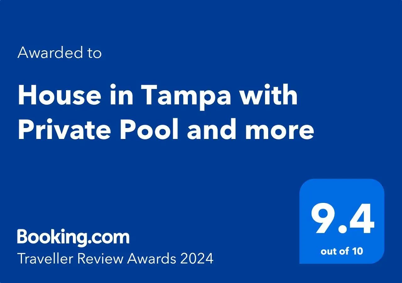 Holiday home Cozy Family Home In Tampa With Private & Heated Pool, Pool Table And Kids Play Area United States
